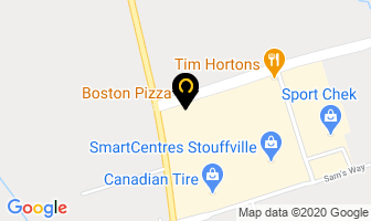 Boston Pizza in Whitchurch-stouffville map