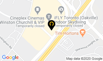Boston Pizza in Burlington map