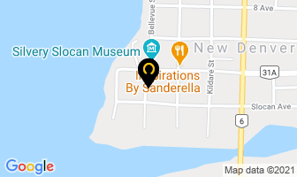 Bosun Hall in New Denver map