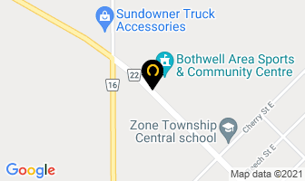 Bothwell Area Sports Centre in Bothwell map