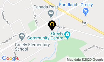 Bouchard & Associates Process Inc Greely Office in Ottawa map