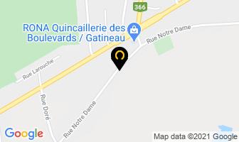 Boucherie Quevillon in Gatineau map