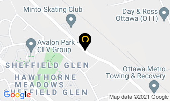 Boucher's Upholstery in Ottawa map