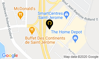 Bouclair in Saint-Jérôme map