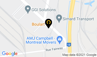 Boulart Inc in Brantford map