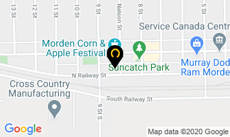 Boundary Trails Dental Centre in Morden map