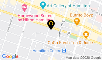 Boushy Peter in Hamilton map