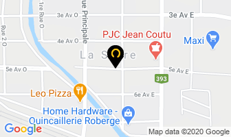 Boutique 100 Dessus Dessous in La Sarre map