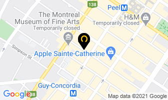 Boutique Alessi in Montreal map