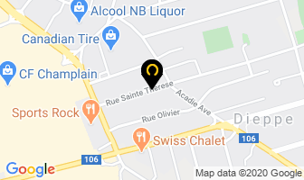 Boutique Beaut&eacute; Zen Inc in Dieppe map