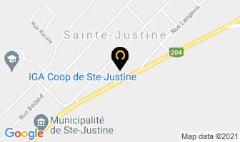 Boutique Cadeau Uni-Fleur in Sainte-justine map