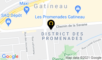 Boutique Chapman in Gatineau map