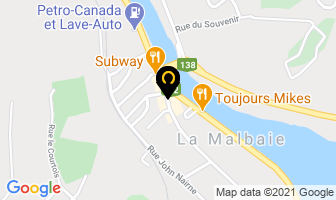 Boutique Charlevoix in La Malbaie map