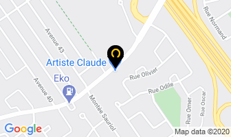 Boutique De Danse Artiste Claude in Laval map
