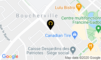 Boutique Kiff&eacute; in Boucherville map