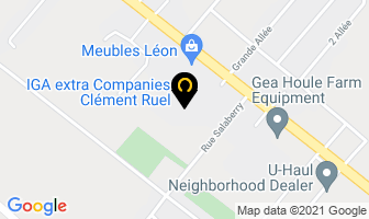 Boutique L'ediger in Drummondville map