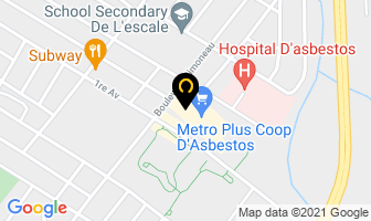 Boutique Marida in Asbestos map