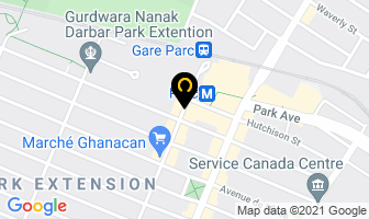 Boutique Patel in Montreal map