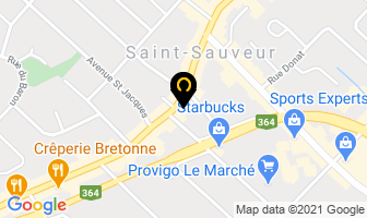 Boutique Romy Elliot in Saint-Sauveur map
