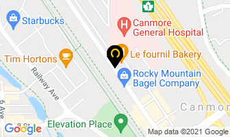 Bow River Medical Clinic in Canmore map