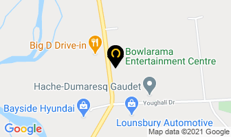 Bowlarama in Blainville map