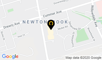 Bowlerama Newtonbrook in Orillia map