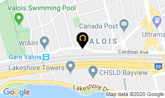 Bowling Automatic Valois Lanes in Pointe-Claire map