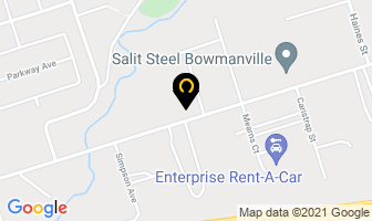 Bowmanville Physio Clinic in Selkirk map