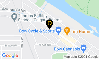 Bowmont Travel Clinic in Calgary map