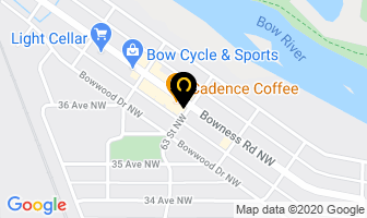 Bowness Drugs in Calgary map