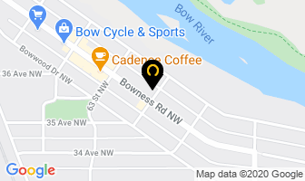 Bowness Laundromat in Calgary map