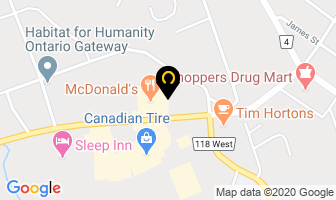 Bracebridge Home Hardware in Bracebridge map