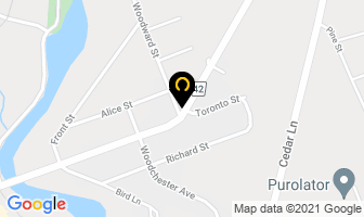 Bracebridge Taxi Service in Bracebridge map