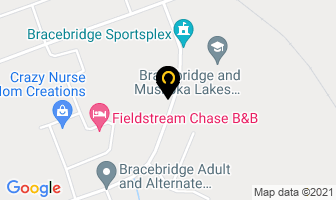 Bracehill in Bracebridge map