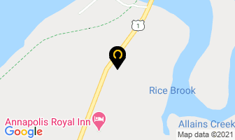 Brad Halls Forge in Annapolis Royal map