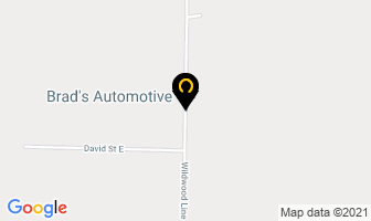 Brad's Automotive in Bluewater map