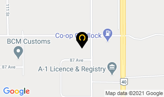 Bradvin Trailer Sales Ltd in Grande Prairie map
