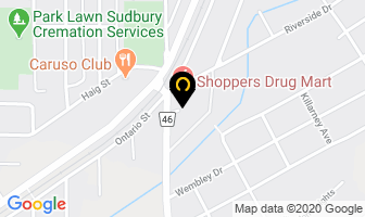 Brady Clinic in Sudbury map