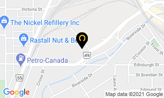 Brady Storage Solutions in Sudbury map