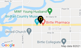 Braendle-Bruce Funeral Service in Birtle map