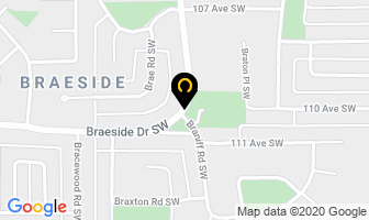 Braeside Community Child Care in Calgary map