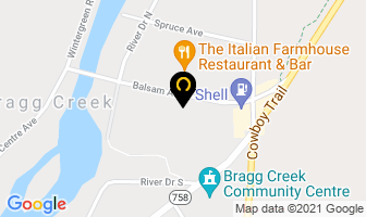 Bragg Creek Foods in Bragg Creek map