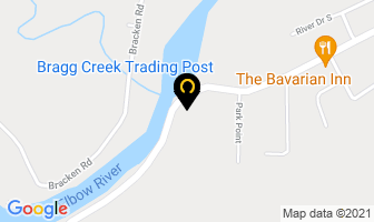 Bragg Creek Trading Post Ltd in Bragg Creek map