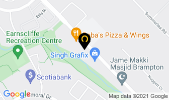 Bramalea Gospel Assembly in Brampton map