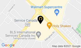 Brampton Executive Offices in Brampton map