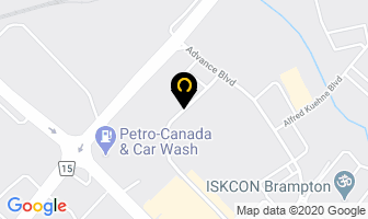 Brampton Painting Painting Co Ltd in Brampton map