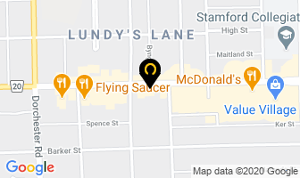 Brand Name Shoe Warehouse in Niagara Falls map