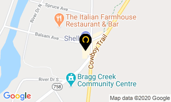Branded Visuals Inc in Bragg Creek map