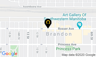 Brandon Chamber Of Commerce in Brandon map