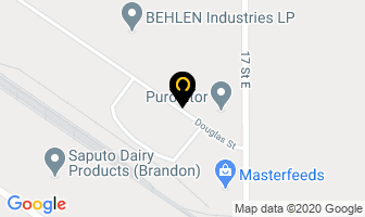 Brandon Crane & Equipment Rentals in Brandon map